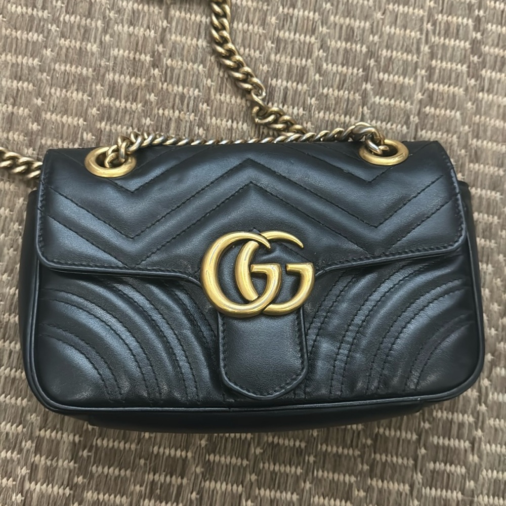 100% authentic Gucci GG Small Marmont bag